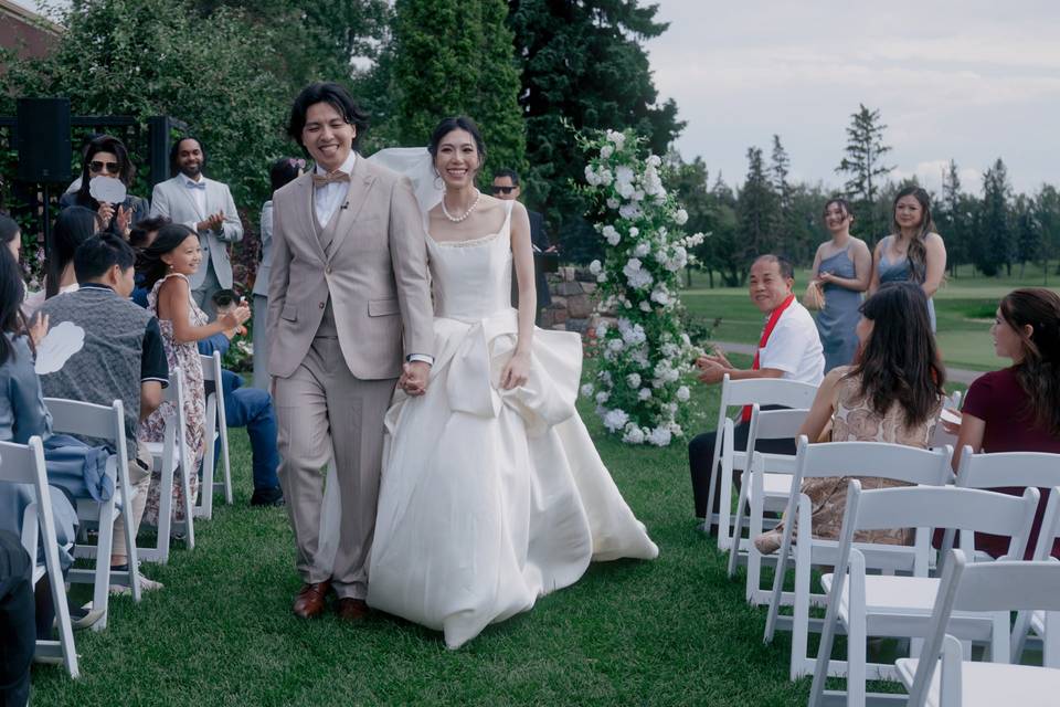 Derrick Golf Course Wedding