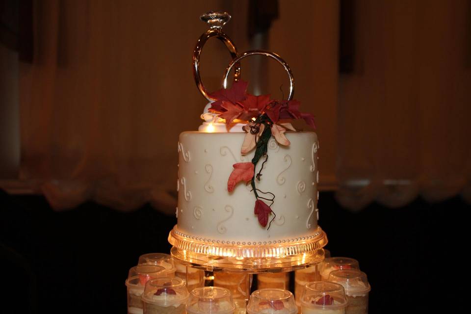 Custom made wedding cakes