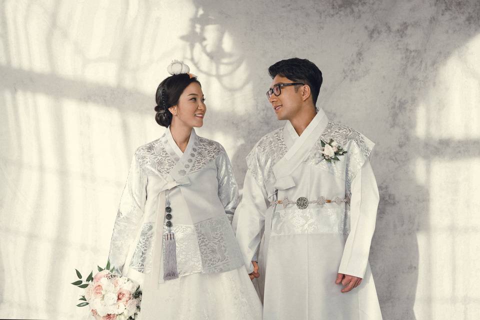 Korean wedding styling