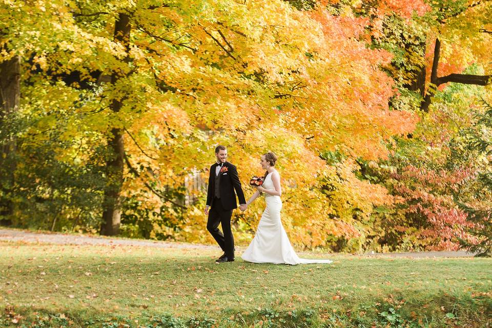 Fall wedding