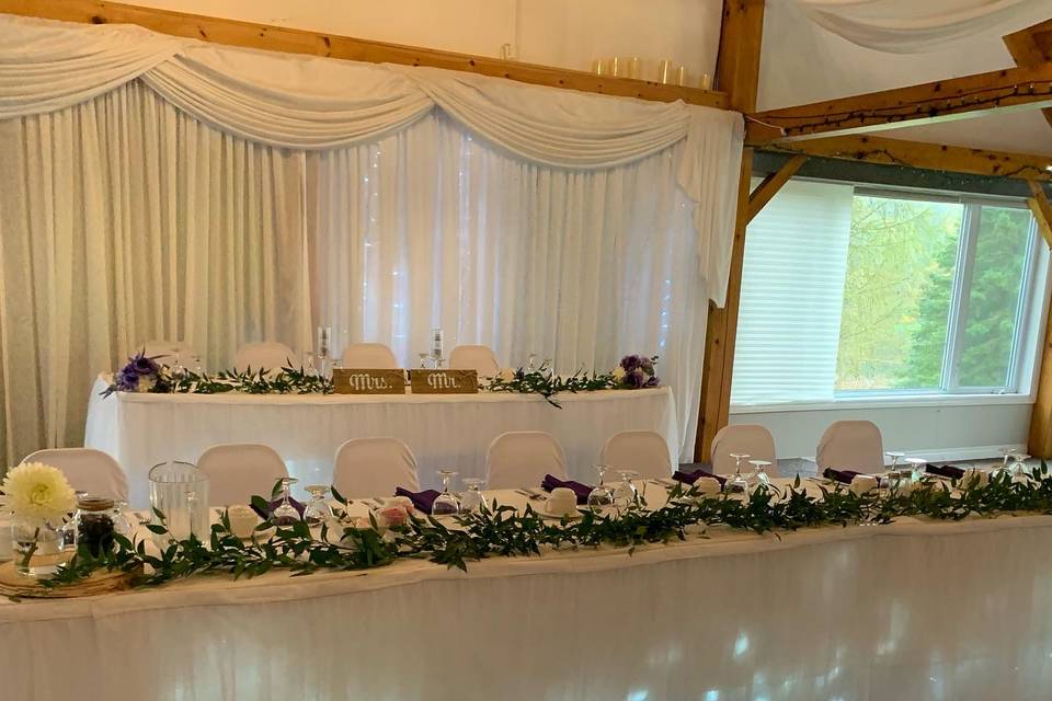 Double head table