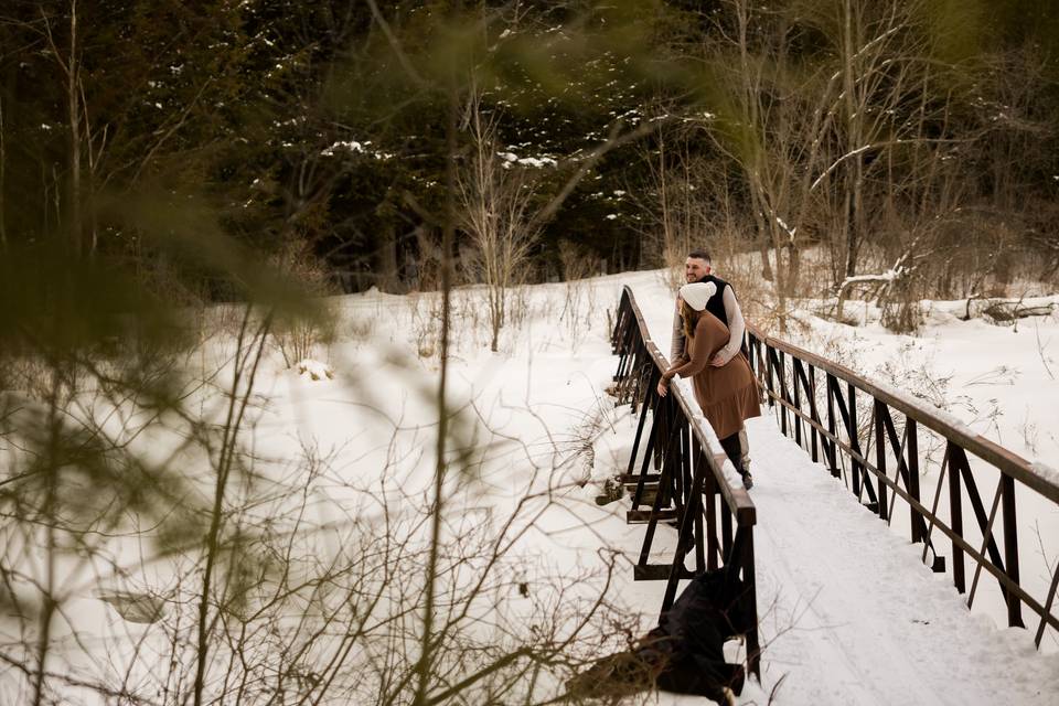 Winter engagement in forest