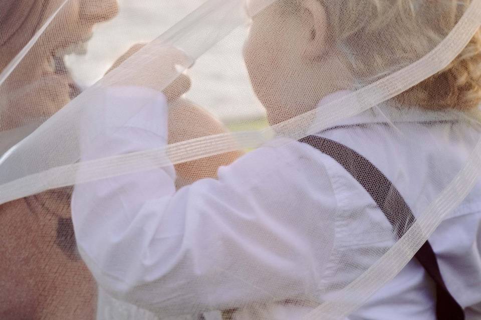Bride and her son