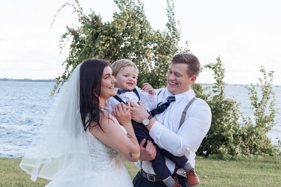 The wedding family
