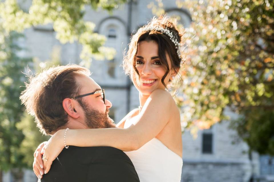 Bride and groom