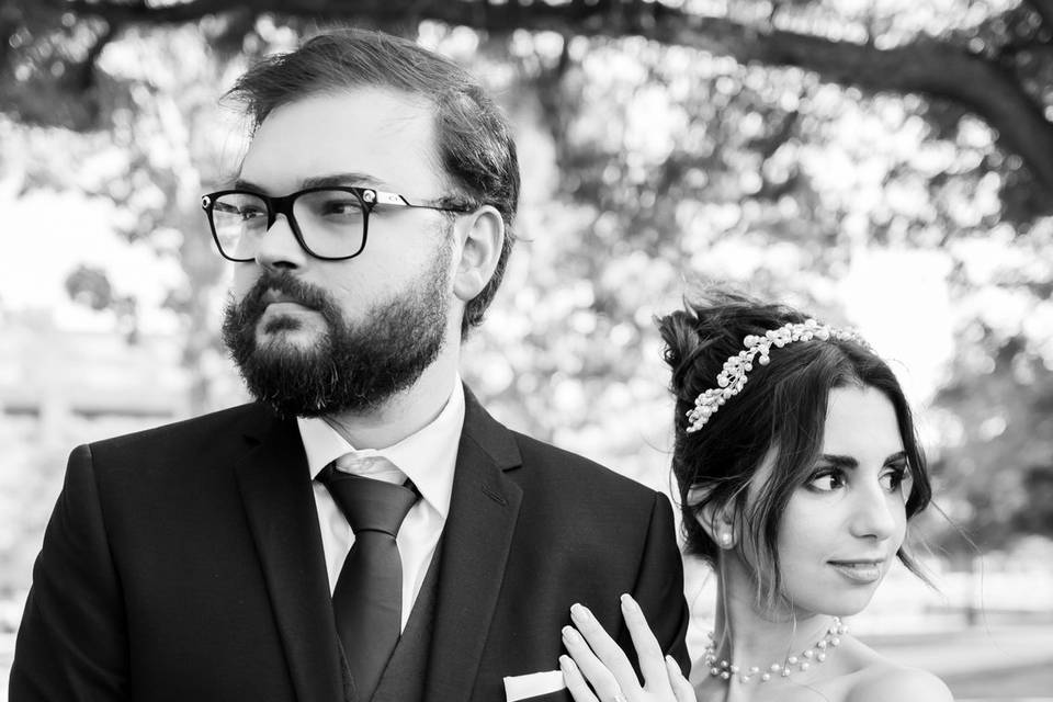 Summer wedding photo