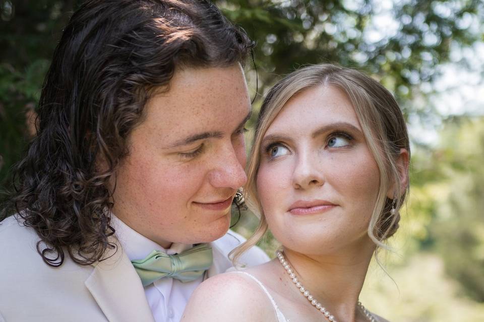 Classic wedding portrait