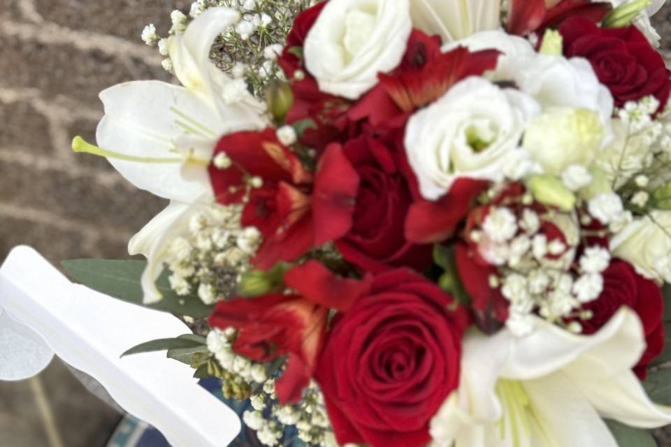 Bright flower Bridal bouquet