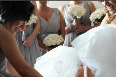 Bridal party photography - New Paramount Studios