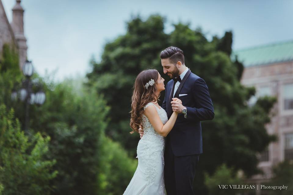 Dancing in the gardens