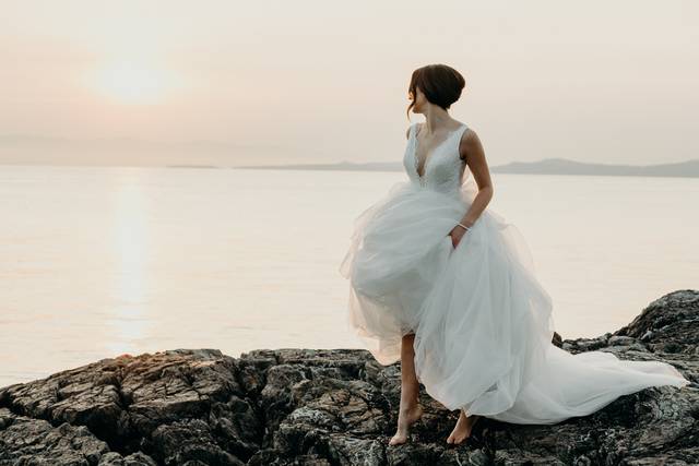 Barefoot at sunset