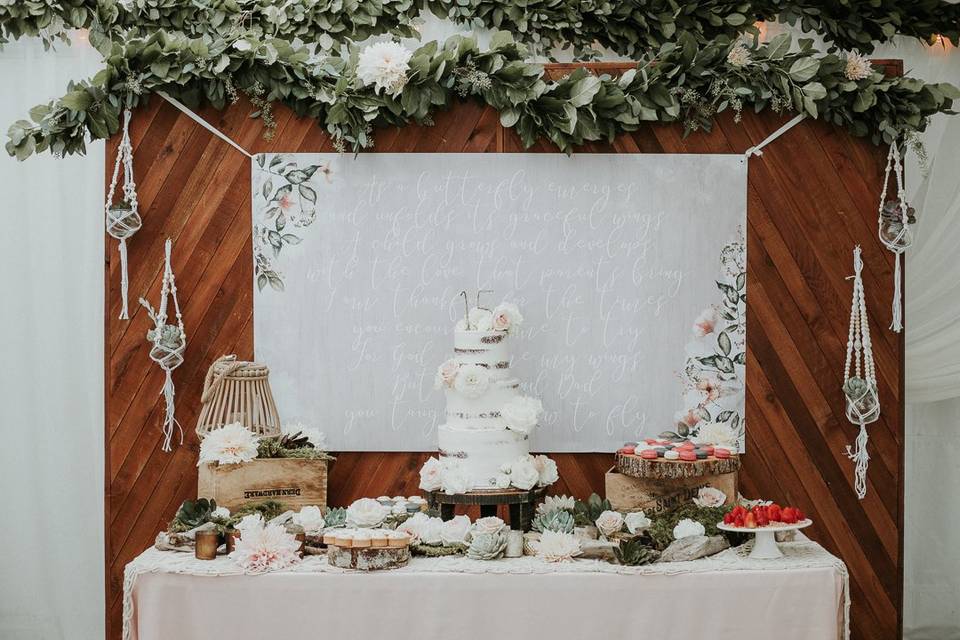 Dessert table