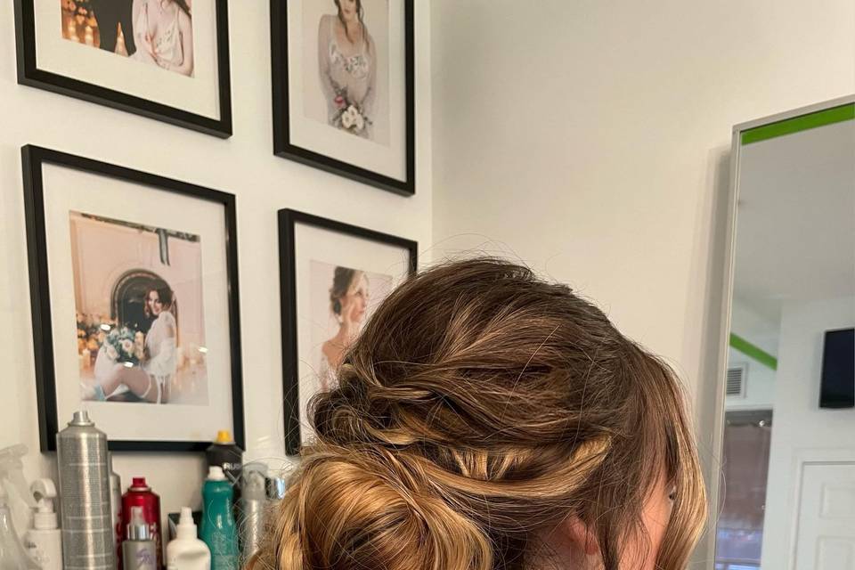 Bridal hair