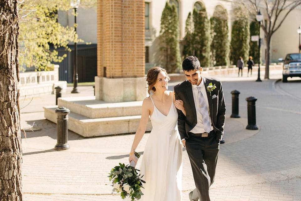 Saskatoon wedding couple