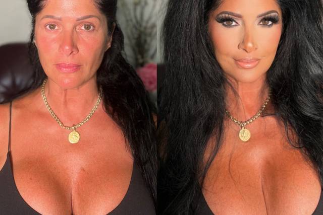 Extra Smokey Glam with glitter