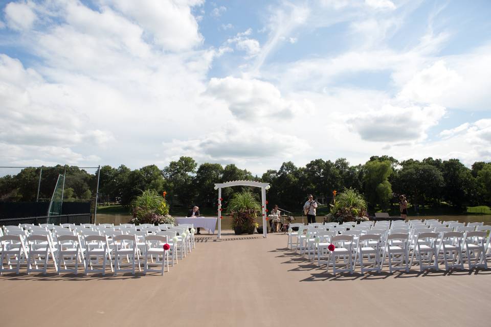 Terrace Wedding Ceremony