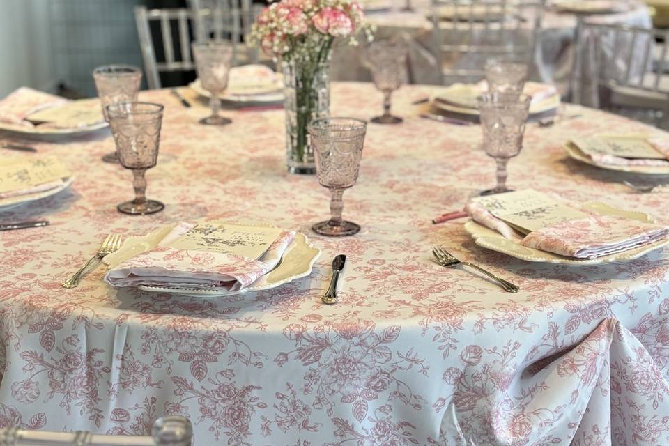 Stunning tables