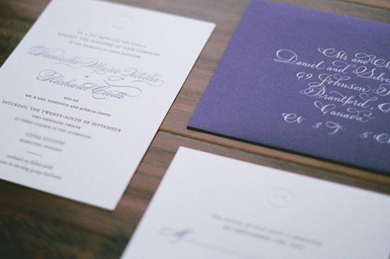 Wedding Suite with Calligraphy