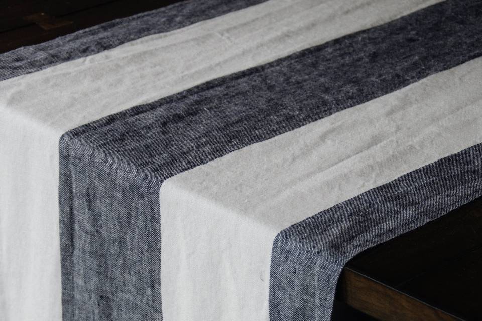 Natural Linen in Chambray