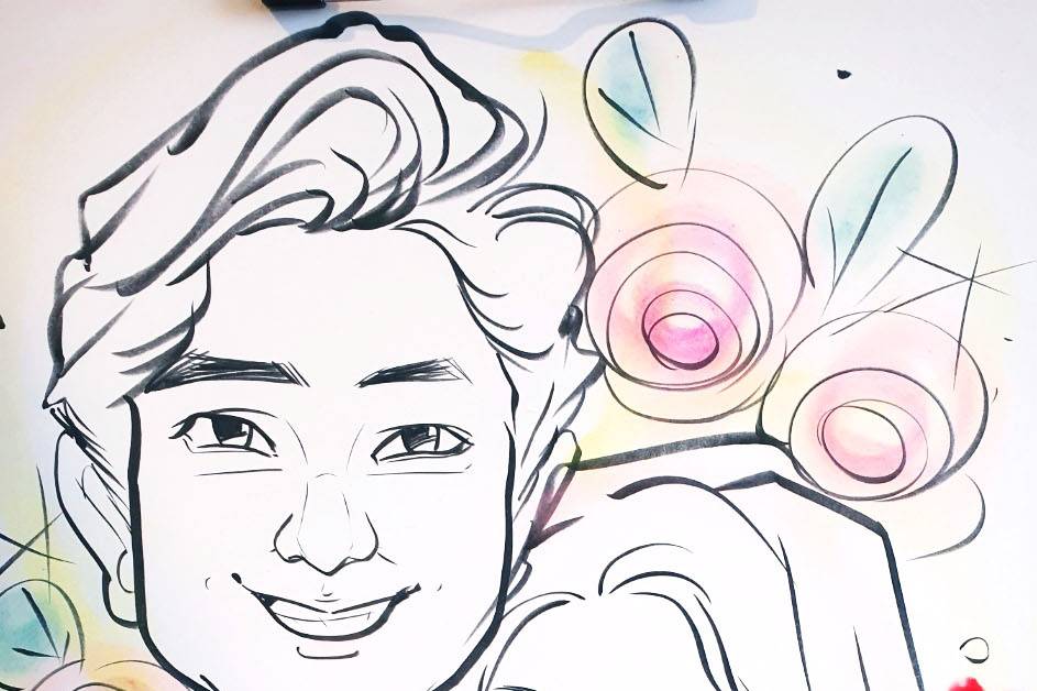 Color drawing sample
