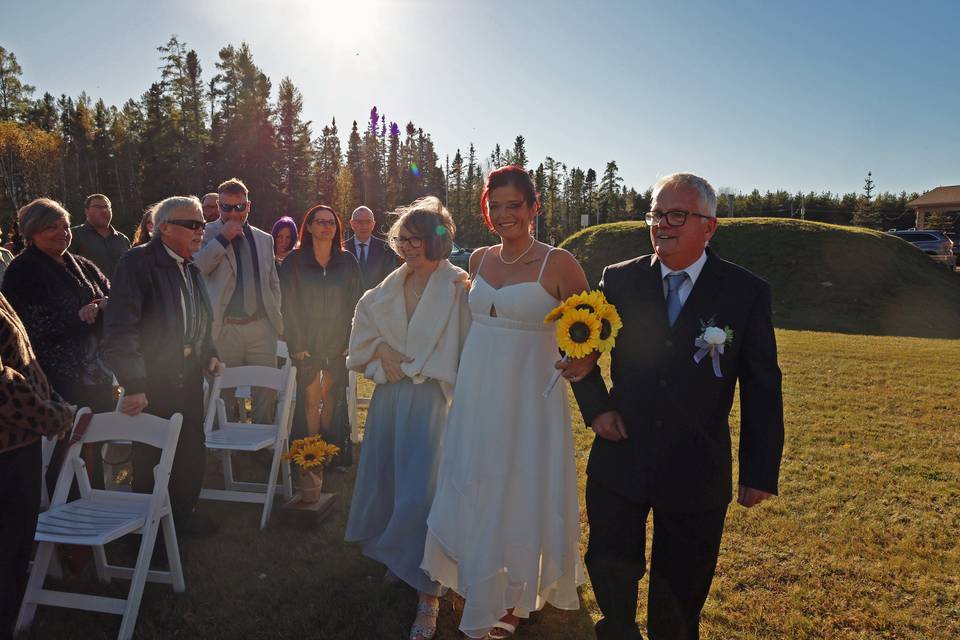 Sunny ceremony