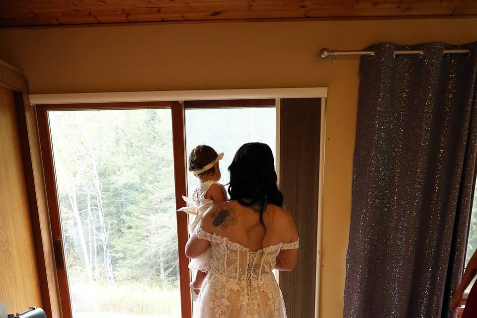 Mom and daughter