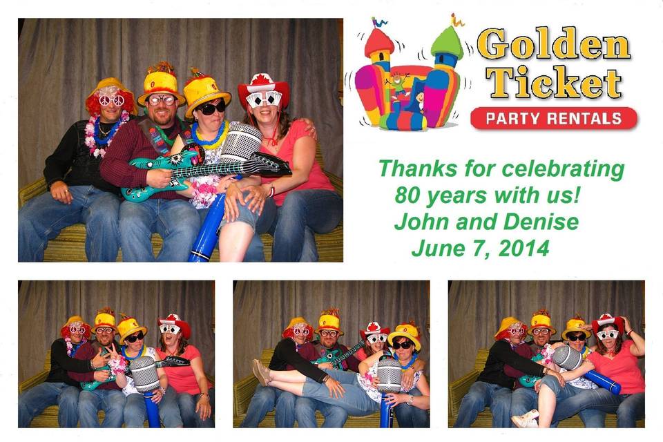 Golden Ticket Party Rentals