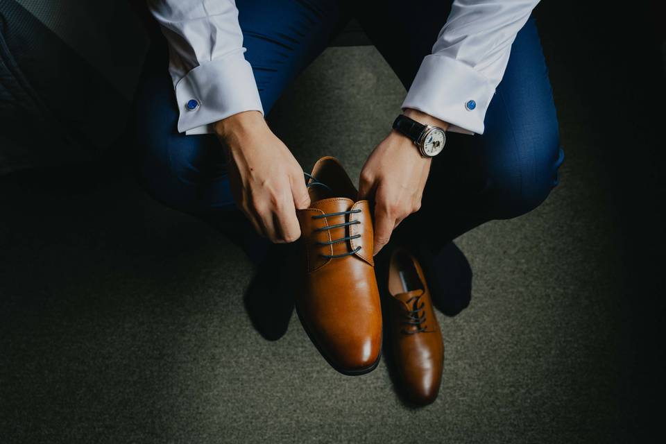 Groom's preparation