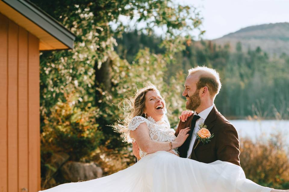 Wedding day portrait