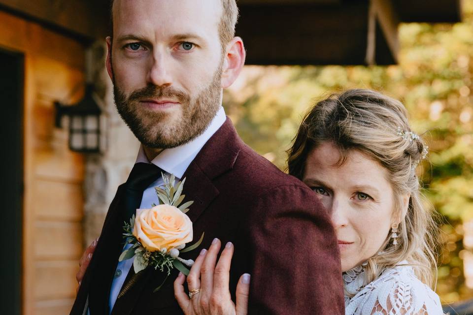 Wedding day portrait