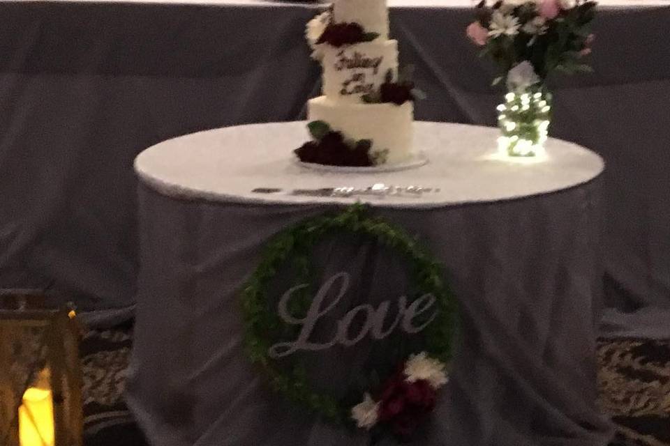 Cake Table setup