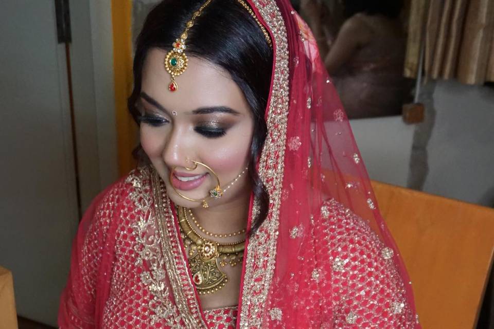 Beautiful wedding look