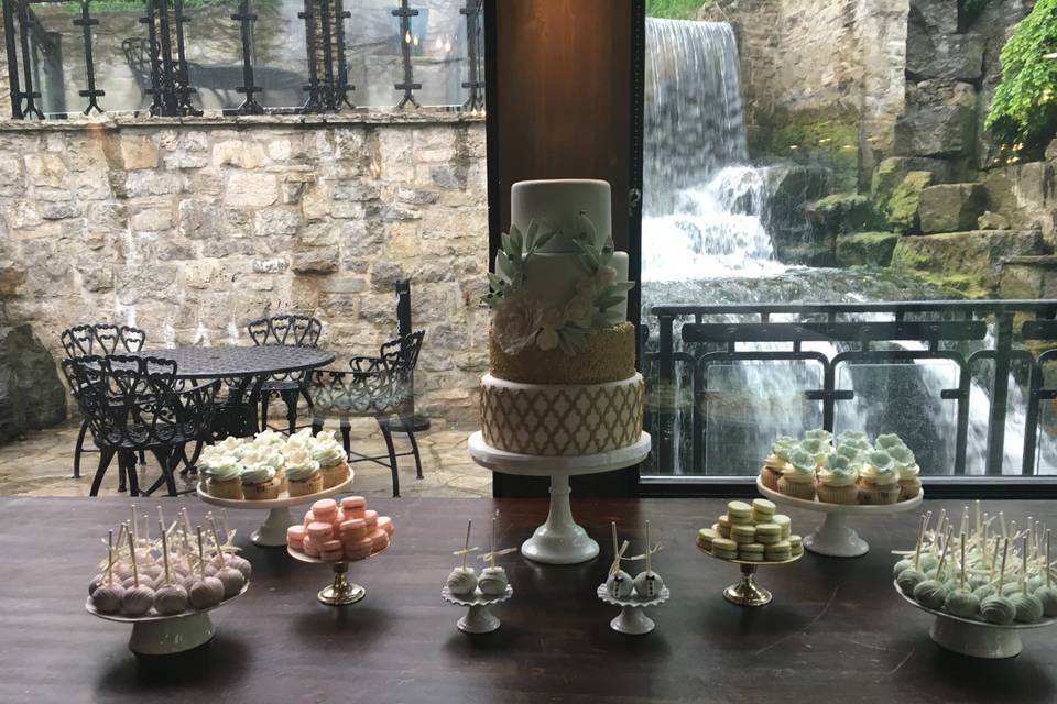 Special dessert table