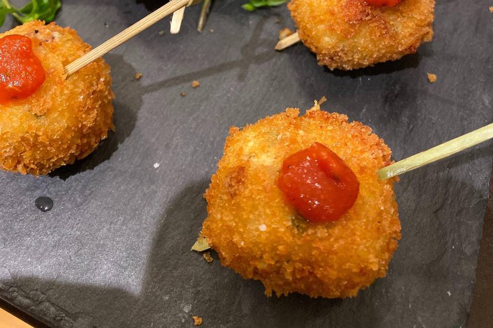 Arancini appetizers