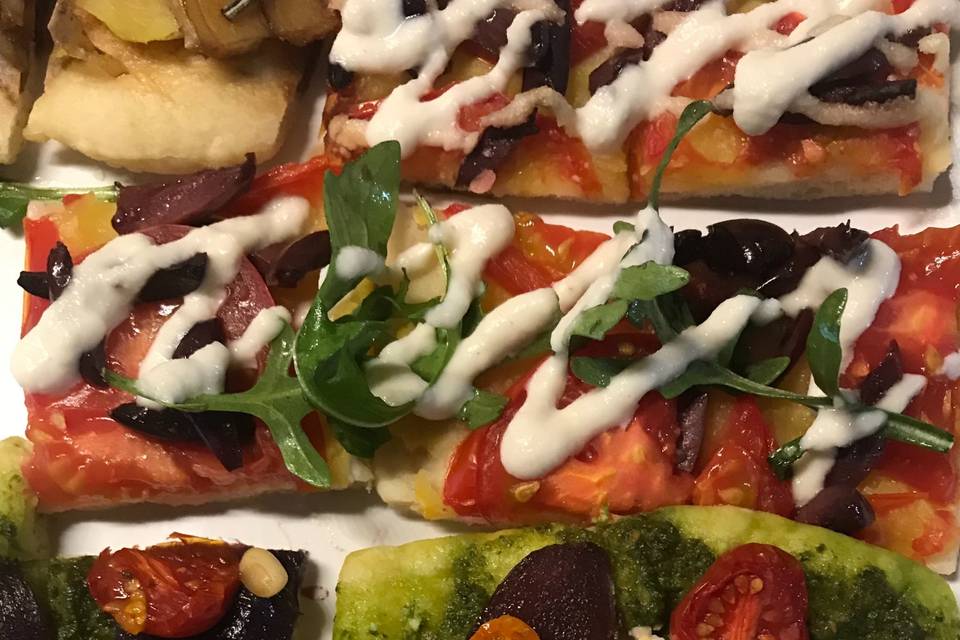 Late Night Snacks:Vegan Pizzas