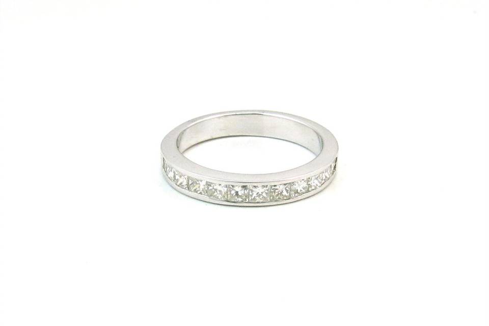 14k white gold wedding ring