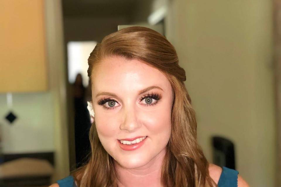 Bridesmaid Make-up and Hair
