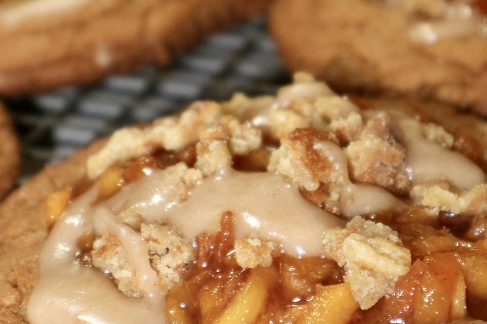 Peach Cobbler Cookies