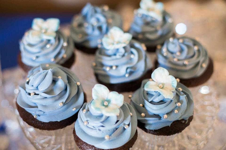 Sweet table cupcakes