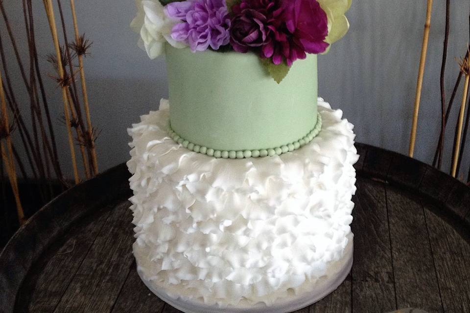 Ruffle cake