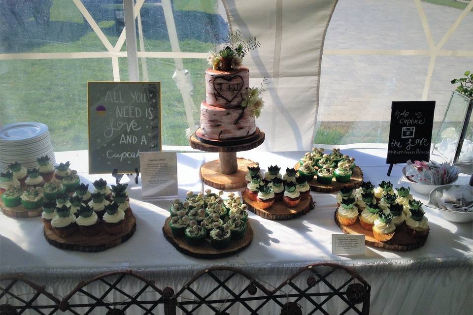 Succulent wedding