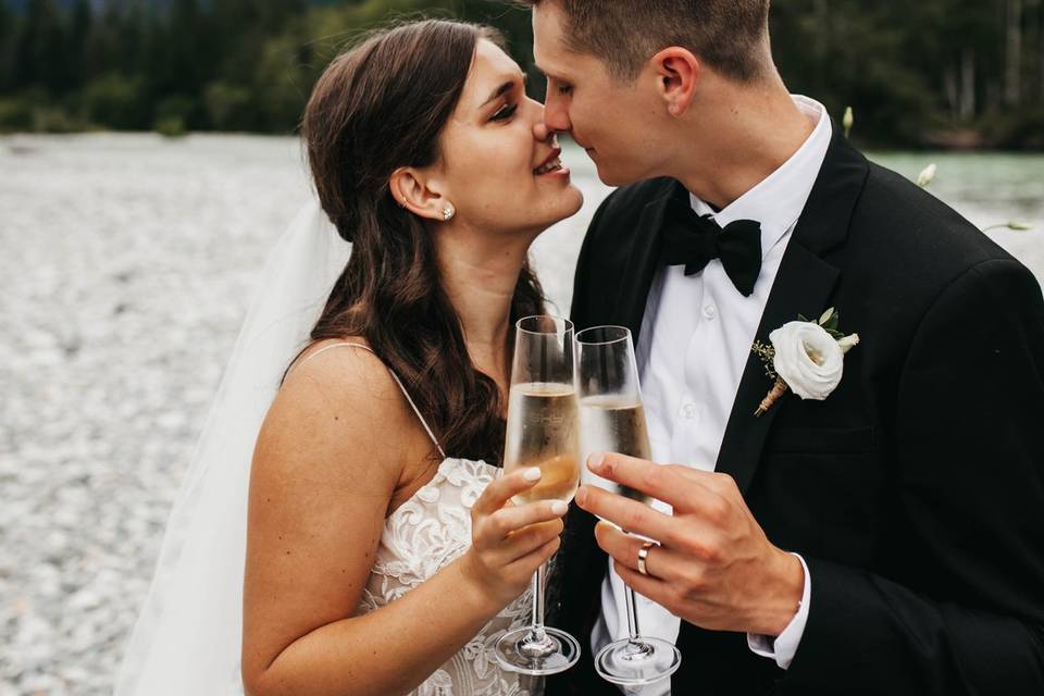 Wedding Photos in the Mountain