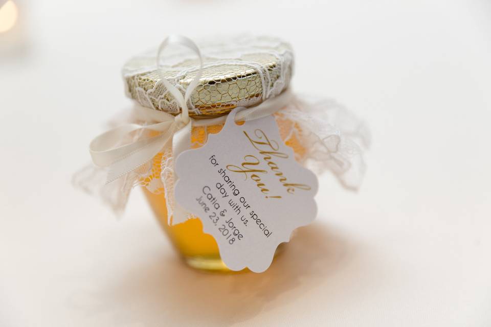 Wedding favor tags