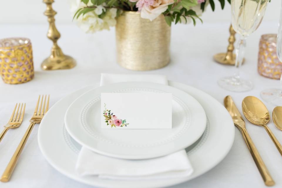 Round Menu Cards