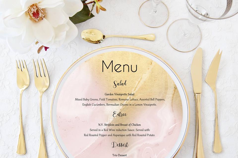 Marble Menu