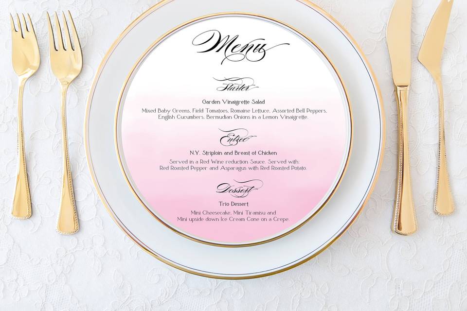 Ombre Menu