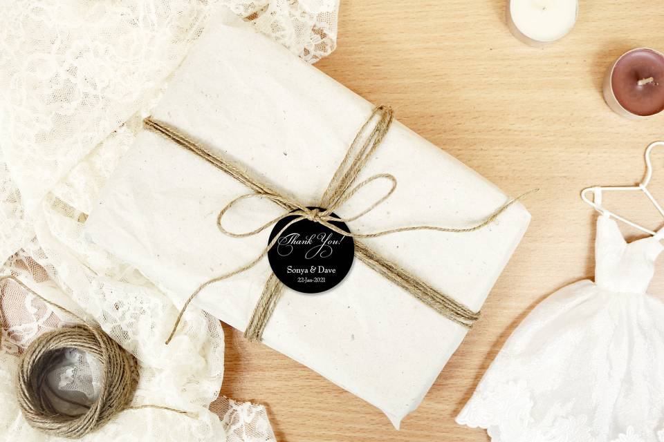 Elegant Wedding Favor Tags