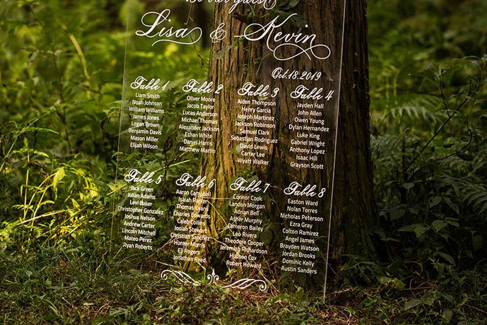 Wedding Welcome Sign