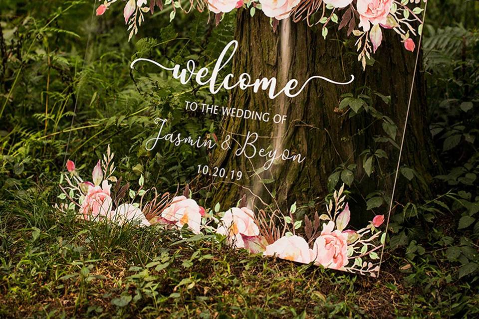 Wedding Welcome Sign