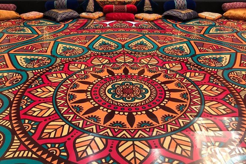 Mandala dance floor